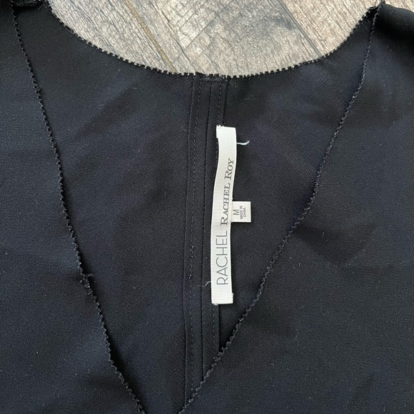 RACHEL roy black blouse, size M. - Picture 4 of 7